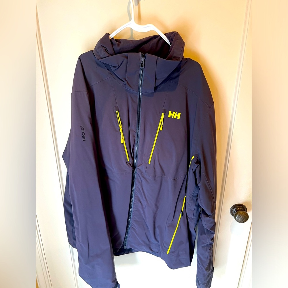 2XL Dark Blue Helly Hanson Ski Coat